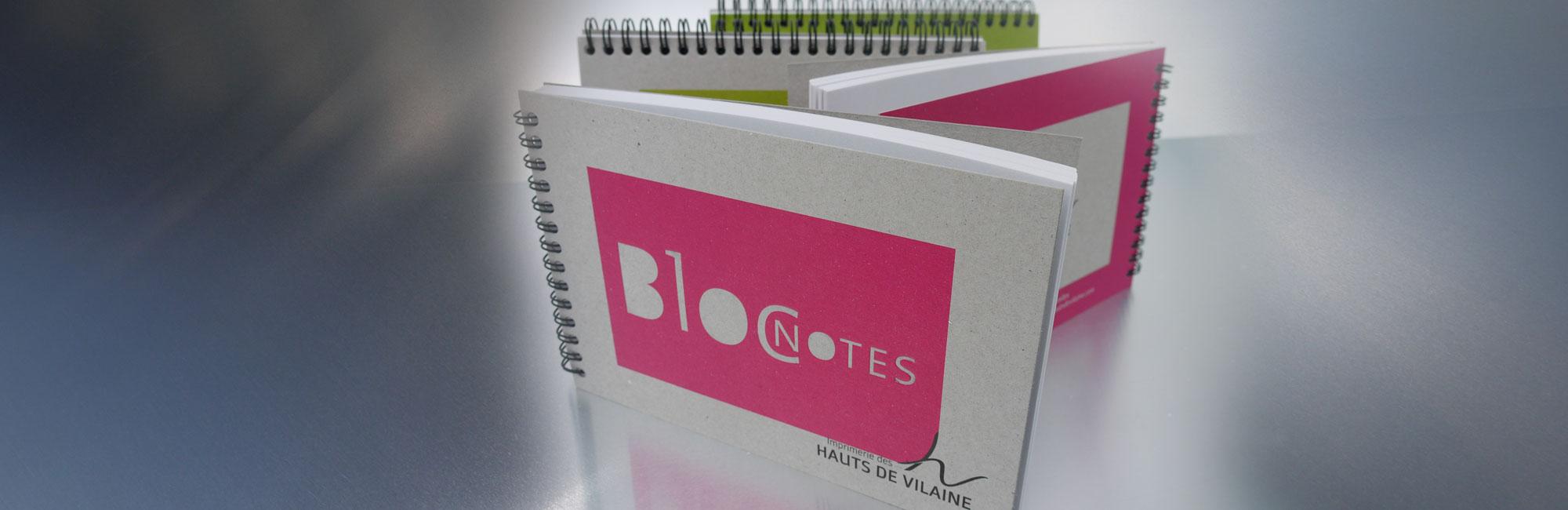 Impression de blocs-notes